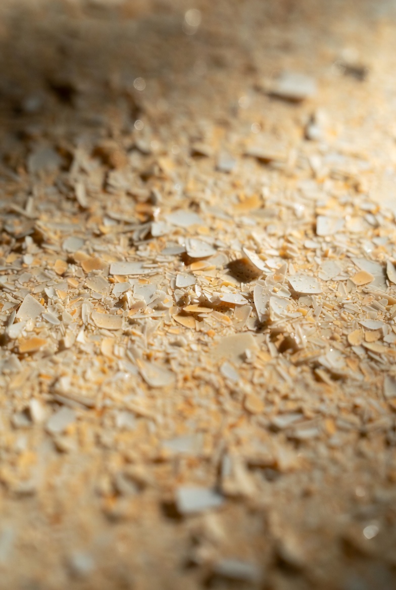 Beach sand granite finish