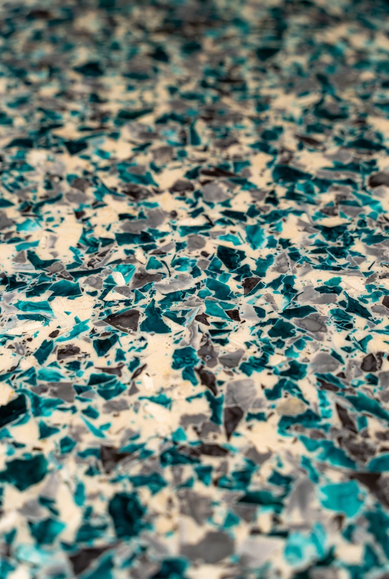 Sea leaf granite finish